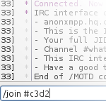 So zum Beispiel in X-Chat